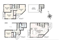 鎌倉市岩瀬の一戸建て