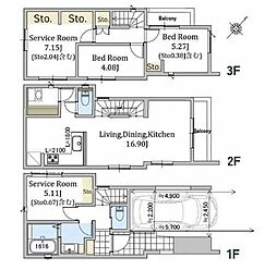 川崎市宮前区土橋５丁目の一戸建て