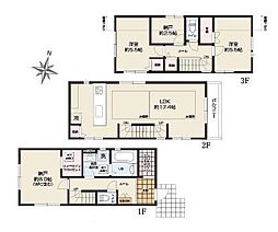 川崎市高津区梶ケ谷３丁目の一戸建て