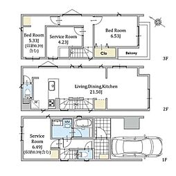 横浜市西区岡野２丁目の一戸建て