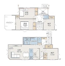 横浜市港北区鳥山町の一戸建て