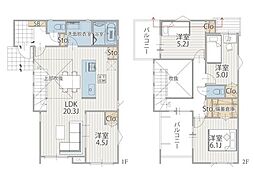 横浜市港北区鳥山町の一戸建て