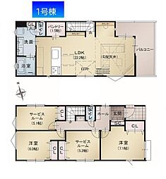 泉区岡津町 全3棟1号棟