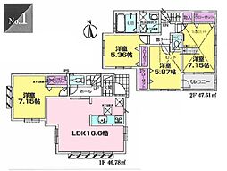 青葉区榎が丘　全2棟1号棟