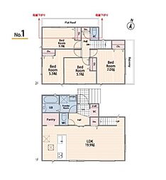 港南区笹下3丁目 全2棟1号棟
