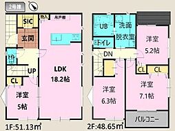 横浜市港北区新吉田東1丁目の一戸建て
