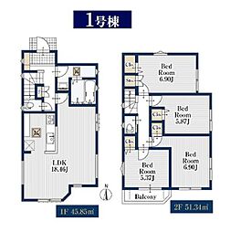 旭区南希望が丘 全2棟1号棟