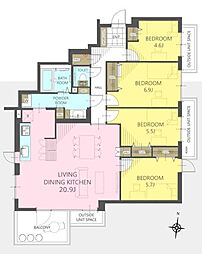 リーベスト中山Ｂ棟