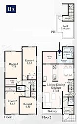 港北区富士塚1丁目　全3棟Ｂ棟