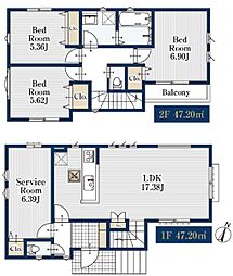 南区別所中里台　全2棟1号棟