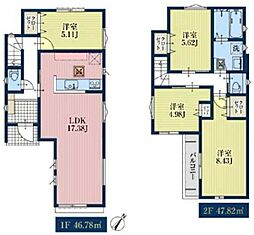 南区永田東2丁目　全2棟2号棟