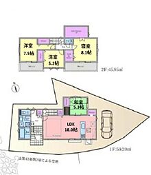 栄区鍛冶ヶ谷1丁目　全8棟8号棟