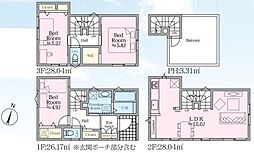 西区中央2丁目　全2棟2号棟