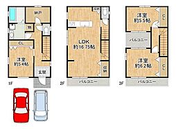 堺市西区浜寺石津町東3丁　中古戸建