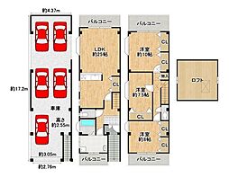 大阪市住之江区西加賀屋3丁目　中古戸建