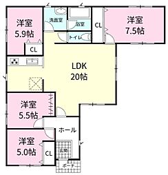 茨城県神栖市大野原3丁目　大野原三丁目C邸