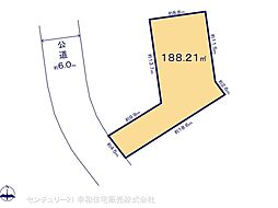 牛久市中央４丁目の土地