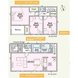 土浦市並木３丁目の一戸建て