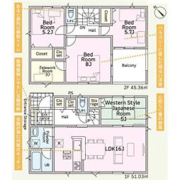 つくば市森の里の一戸建て
