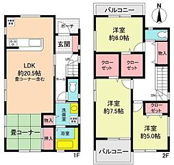 春日井市白山町３丁目の一戸建て