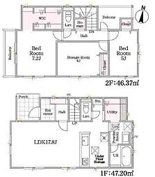 春日井市高山町3丁目の一戸建て