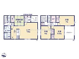 名古屋市守山区大字上志段味字大久手下の一戸建て