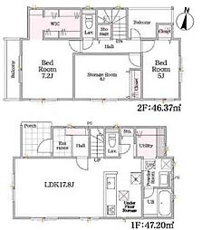 春日井市高山町3丁目の一戸建て