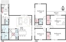 北名古屋市九之坪南城屋敷の一戸建て