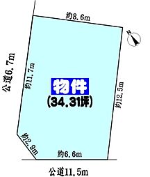 春日井市桃山町3丁目の土地