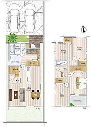 北名古屋市鍜治ケ一色東一丁目の一戸建て
