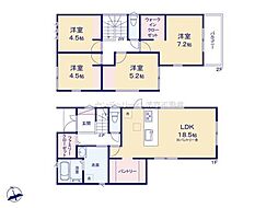 北名古屋市鍜治ケ一色村内西の一戸建て