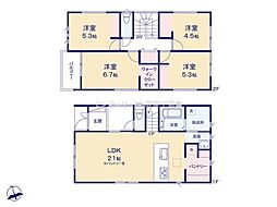 北名古屋市鍜治ケ一色村内西の一戸建て