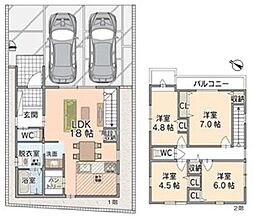 春日井市篠木町4丁目の一戸建て