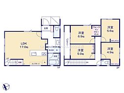 蕨市中央７丁目の一戸建て