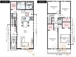 さいたま市緑区大門3期1号棟 全3棟 2号棟