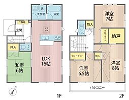 さいたま市岩槻区城町２丁目の一戸建て