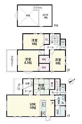 横浜市港南区下永谷５丁目の一戸建て