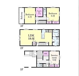 川崎市宮前区南野川３丁目の一戸建て