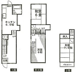 西田邸貸家 左側