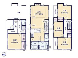 戸田市川岸3期　全3棟　1号棟