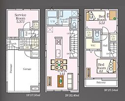 浦和区北浦和三1期全2棟　2号棟