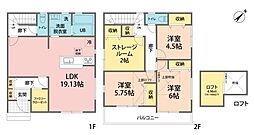 越谷市大沢第2　全2棟　1号棟