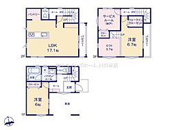 戸田市喜沢南 全2棟 1号棟