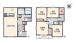 越谷市下間久里　全2邸　1号棟