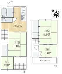 品川区大井2丁目連棟式戸建〜大井町駅最寄り、南向き〜