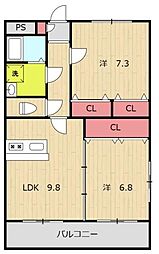 リージングマンションC棟 301