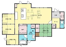 大手ハウスメーカー施工の平家中古一戸建て