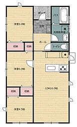田野駅近く田野町井倉モデル4号棟