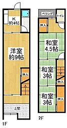 大阪市住吉区住吉2丁目　中古テラスハウス