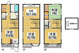 大阪市東住吉区照ケ丘矢田2丁目　中古戸建